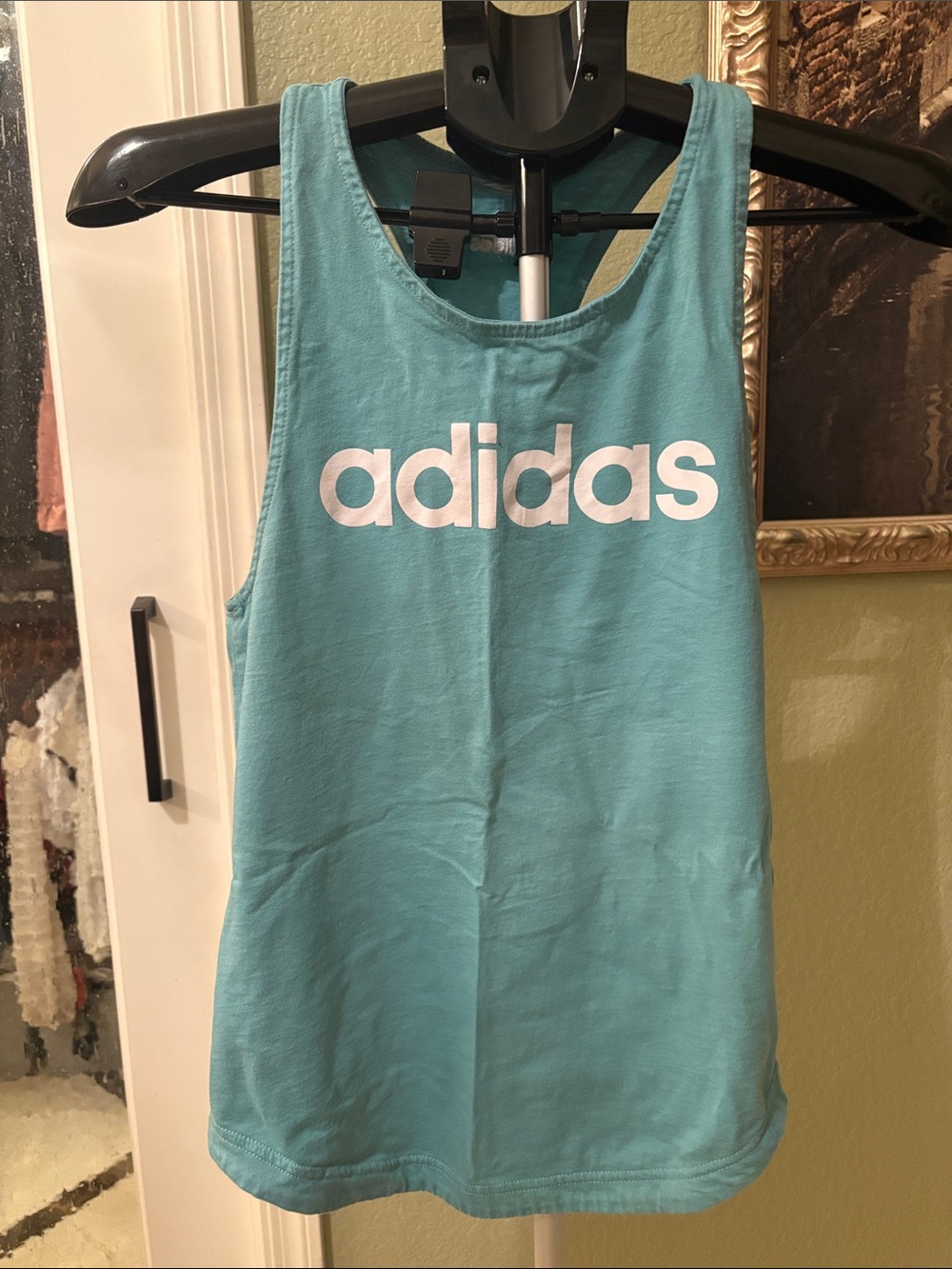 adidas Teal Women's Logo Tank